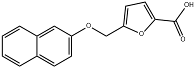 5-(NAPHTHALEN-2-YLOXYMETHYL)-FURAN-2-CARBOXYLIC ACID Struktur