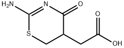 (2-AMINO-4-OXO-5,6-DIHYDRO-4H-[1,3]THIAZIN-5-YL)-ACETIC ACID Struktur