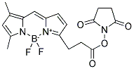 4,4-DIFLUORO-5,7-DIMETHYL-4-BORA-3A,4A-DIAZA-S-INDACENE-3-PROPIONIC ACID, SUCCINIMIDYL ESTER Struktur