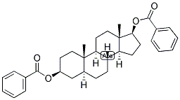 5-ALPHA-ANDROSTAN-3-BETA, 17-BETA-DIOL DIBENZOATE Struktur