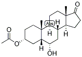 5-BETA-ANDROSTAN-3-ALPHA, 6-ALPHA-DIOL-17-ONE Struktur