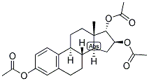 1,3,5(10)-ESTRATRIEN-3,16-BETA, 17-ALPHA-TRIOL TRIACETATE Struktur