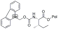FMOC-L-ILE-PEG-PS Struktur