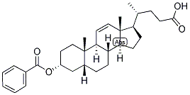 11,(5-BETA)-CHOLENIC ACID-3-ALPHA-OL BENZOATE Struktur