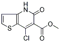 METHYL 7-CHLORO-5-OXO-4,5-DIHYDROTHIENO[3,2-B]PYRIDINE-6-CARBOXYLATE Struktur