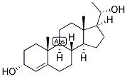 4-PREGNEN-3-ALPHA, 20-ALPHA-DIOL Struktur