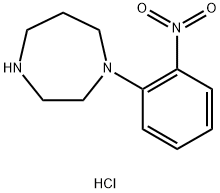 1-(2-NITROPHENYL)-1,4-DIAZEPANE HYDROCHLORIDE Struktur