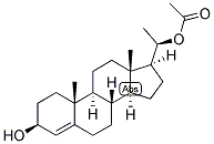 4-PREGNEN-3-BETA, 20-BETA-DIOL 20-ACETATE Struktur