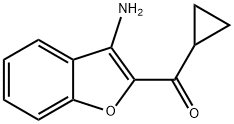 (3-AMINO-BENZOFURAN-2-YL)-CYCLOPROPYL-METHANONE Struktur