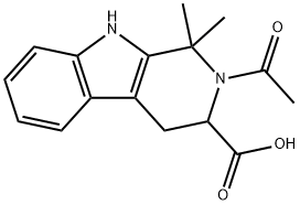 2-ACETYL-1,1-DIMETHYL-2,3,4,9-TETRAHYDRO-1H-BETA-CARBOLINE-3-CARBOXYLIC ACID price.