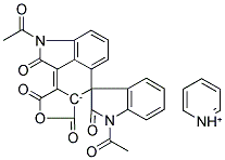 5-SPIRO(N-ACETYL-2-OXOINDAN-3-YL)-[3,4-D]SUCCINIC ANHYDRIDE-N-ACETYL-4,5-DIHYDROBENZO[CD]INDOL-2(1H)-ONE Struktur