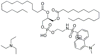 DANSYL DHPE, TRIETHYLAMMONIUM SALT Struktur