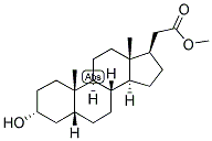 3-ALPHA-HYDROXY-5-BETA-ETIANIC ACID METHYL ESTER Struktur