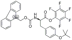 FMOC-D-TYR(TBU)-OPFP Struktur