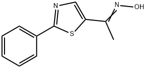 1-(2-PHENYL-1,3-THIAZOL-5-YL)-1-ETHANONE OXIME Struktur