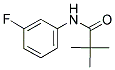 N-(2,2-DIMETHYLPROPANOYL)-3-FLUOROANILINE Struktur