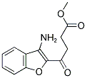 4-(3-AMINO-BENZOFURAN-2-YL)-4-OXO-BUTYRIC ACID METHYL ESTER Struktur