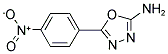 2-AMINO-5-(4-NITROPHENYL)-1,3,4-OXADIAZOLE Struktur