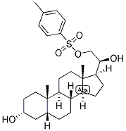 5-BETA-PREGNAN-3-ALPHA, 20-BETA, 21-TRIOL 21-P-TOLUENESULPHONATE Struktur