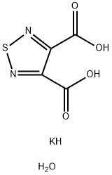 POTASSIUM 4-CARBOXY-1,2,5-THIADIAZOLE-3-CARBOXYLATE HYDRATE Struktur