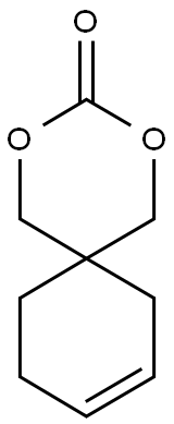 3-CYCLOHEXENE 1,1 DIMETHANOL SPIROCARBONATE Struktur