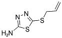 5-(ALLYLTHIO)-1,3,4-THIADIAZOL-2-AMINE Struktur