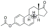 1,3,5(10), 6-ESTRATETRAEN-3-OL-17-ONE ACETATE Struktur