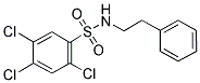 (2-PHENYLETHYL)((2,4,5-TRICHLOROPHENYL)SULFONYL)AMINE Struktur