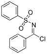 N-(CHLORO-PHENYL-METHYLENE)-BENZENESULFONAMIDE Struktur