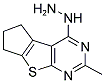 4-HYDRAZINO-2-METHYL-6,7-DIHYDRO-5H-CYCLOPENTA[4,5]THIENO[2,3-D]PYRIMIDINE Struktur