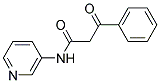 3-OXO-3-PHENYL-N-PYRIDIN-3-YL-PROPIONAMIDE Struktur