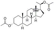 5-ALPHA-PREGNAN-3-ALPHA, 20-BETA-DIOL DIACETATE Struktur