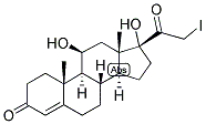 4-PREGNEN-21-IODO-11-BETA, 17-DIOL-3,20-DIONE Struktur