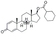 1-DEHYDROTESTOSTERONE HEXAHYDROBENZOATE Struktur