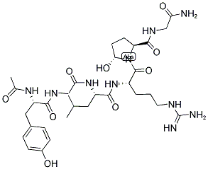 AC-TYR-GLY-LEU-ARG-HYP-GLY-NH2 Struktur