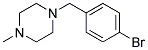 1-[(4-BROMOPHENYL)METHYL]-4-METHYLPIPERAZINE Struktur