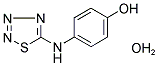 4-(1,2,3,4-THIATRIAZOL-5-YLAMINO)PHENOL HYDRATE Struktur