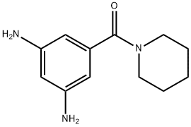 (3,5-DIAMINO-PHENYL)-PIPERIDIN-1-YL-METHANONE Struktur