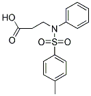 3-[PHENYL-(TOLUENE-4-SULFONYL)-AMINO]-PROPIONIC ACID Struktur