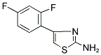 4-(2,4-DIFLUORO-PHENYL)-THIAZOL-2-YLAMINE Struktur