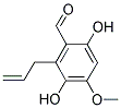 2-ALLYL-3,6-DIHYDROXY-4-METHOXYBENZALDEHYDE Struktur