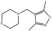 4-[(3,5-DIMETHYL-4-ISOXAZOLYL)METHYL]MORPHOLINE Struktur