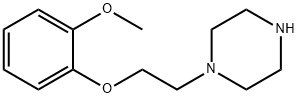 1-[2-(2-METHOXY-PHENOXY)-ETHYL]-PIPERAZINE Struktur