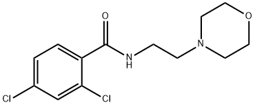 (2,4-DICHLOROPHENYL)-N-(2-MORPHOLIN-4-YLETHYL)FORMAMIDE Struktur