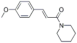 1-[(2E)-3-(4-METHOXYPHENYL)PROP-2-ENOYL]PIPERIDINE Struktur