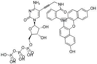 NAPHTHOFLUORESCEIN-5-CTP Struktur