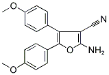 2-AMINO-4,5-BIS(4-METHOXYPHENYL)-3-FURONITRILE Struktur