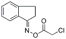 1-([(2-CHLOROACETYL)OXY]IMINO)INDANE Struktur