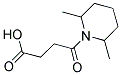 4-(2,6-DIMETHYL-PIPERIDIN-1-YL)-4-OXO-BUTYRIC ACID Struktur