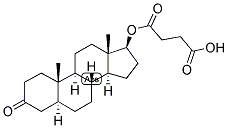 5-ALPHA-ANDROSTAN-17-BETA-OL-3-ONE HEMISUCCINATE Struktur